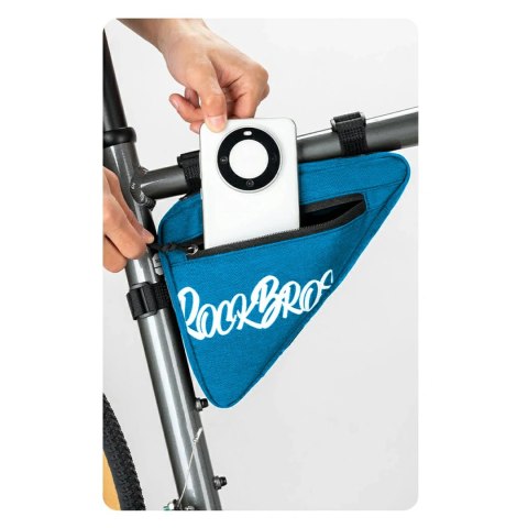 Torba rowerowa Rockbros G001 Flash Journey na ramę trójkątna 0.8 l - niebieska