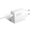 Wall Charger Xiaomi MY-19-ER, 100W, 6.1A, 1 x USB-A, with USB-C Cable, White BHR095VEU