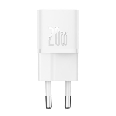 Baseus ładowarka sieciowa GaN5 Mini PD 20W 1x USB-C biała