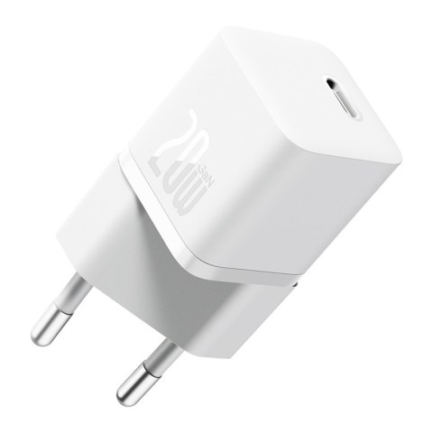 Baseus ładowarka sieciowa GaN5 Mini PD 20W 1x USB-C biała