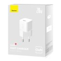 Baseus ładowarka sieciowa GaN5 Mini PD 20W 1x USB-C biała