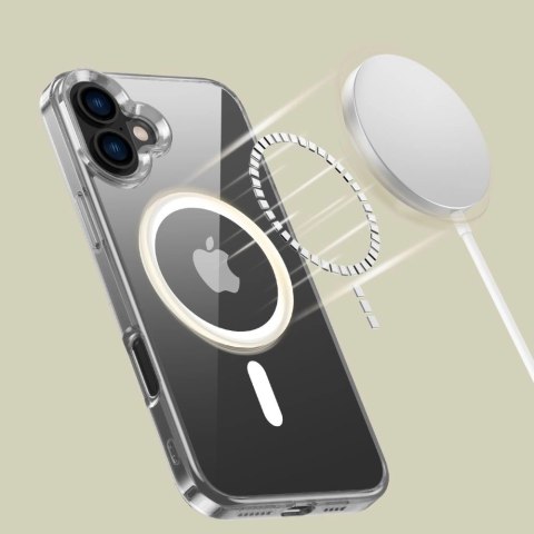 Etui Tech-Protect Flexair Hybrid MagSafe na iPhone 16 Plus - przezroczyste