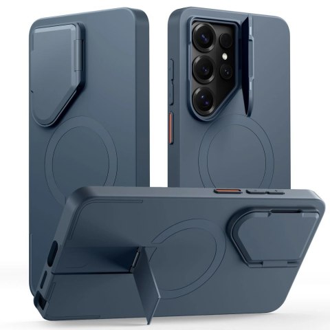 Etui Tech-Protect Kevlar Aura MagSafe na Samsung Galaxy S26 Ultra - granatowe