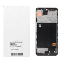 FIXCELL wyświetlacz LCD do SAMSUNG A51 4G AMOLED z ramka (odnowiony)