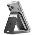 Magnetyczny portfel Spigen Slim Fold Tripod Wallet S314-2 MagSafe na telefon - czarny