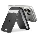 Magnetyczny portfel Spigen Slim Fold Tripod Wallet S314-2 MagSafe na telefon - czarny