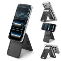 Magnetyczny portfel Spigen Slim Fold Tripod Wallet S314-2 MagSafe na telefon - czarny