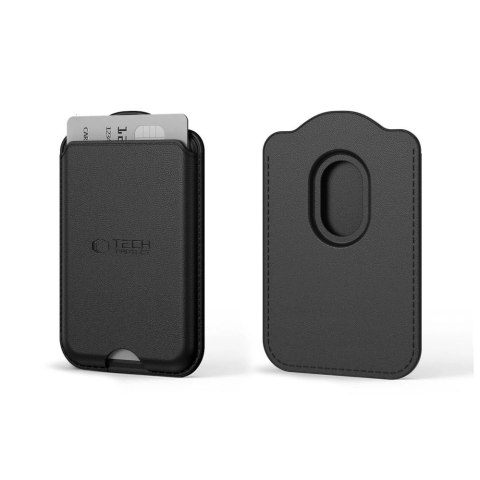 Portfel magnetyczny Tech-Protect CH02 MagWallet MagSafe na telefon - czarny