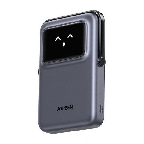 Powerbank magnetyczny 10000mAh Ugreen Uno PB764, Qi2 15W (szary)