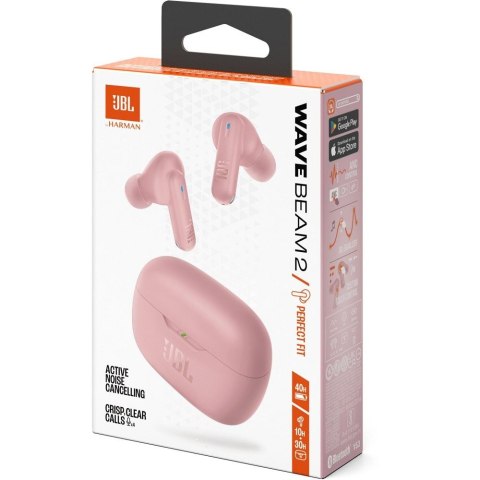 Słuchawki bezprzewodowe douszne JBL Wave Beam 2 niebieskie
