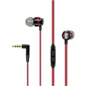 Słuchawki przewodowe douszne Jack 3,5 mm Sennheiser CX 300S czerwone