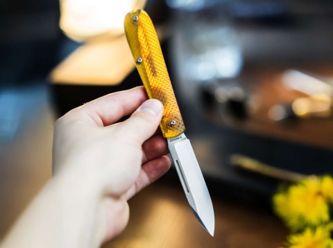 Nóż Böker Coffin Ultem MagnaCut Slipjoint Chuck Gedraitis
