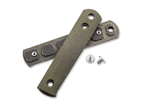 Okładki Böker BFF Packlite Canvas Micarta Green Smooth