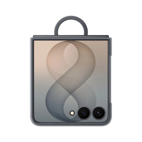 EF-EF776CBE Samsung Silicone Magnetic Cover with Ring for Galaxy Z Flip 8 Black