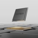 Ładowarka samochodowa Cuktech CC903P 100 W z wyświetlaczem i zwijanym kablem USB-C 70 cm - szara