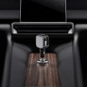Ładowarka samochodowa Cuktech CC903P 100 W z wyświetlaczem i zwijanym kablem USB-C 70 cm - szara