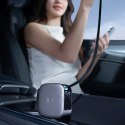 Ładowarka samochodowa Cuktech CC903P 100 W z wyświetlaczem i zwijanym kablem USB-C 70 cm - szara