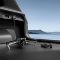 Ładowarka samochodowa Cuktech CC903P 100 W z wyświetlaczem i zwijanym kablem USB-C 70 cm - szara