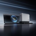Ładowarka sieciowa Cuktech AD1204U 120 W z wyświetlaczem i kablem USB-C - srebrna