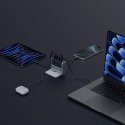 Ładowarka sieciowa Cuktech AD1404UEU 140 W GaN 3x USB-C + USB-A z kablem USB-C - szara
