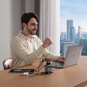 Ładowarka sieciowa Cuktech AD1404UEU 140 W GaN 3x USB-C + USB-A z kablem USB-C - szara