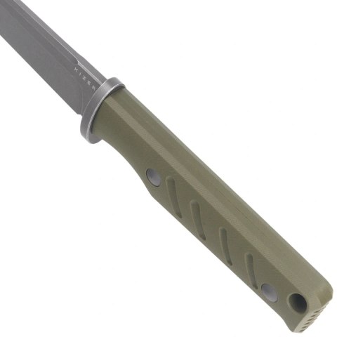 Nóż Kizer Camp 180 Olive Green G10, Gray Stonewashed AEB-L by Jonathan Styles (1096A2)