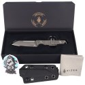 Nóż Kizer Phasmids Black Micarta, Satin AEB-L by Johan Jordaan (1079A3)