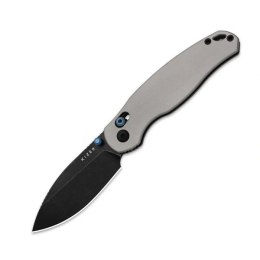 Nóż składany Kizer Phoca CD Light Gray Aluminium, Black Stonewashed 14C28N (V3781CDA2)