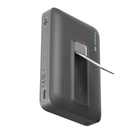Powerbank Cuktech WPB100 10000 mAh Qi2 magnetyczny 30 W z podstawką - czarny