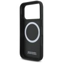 Etui BMW M Tricolor Metal Logo MagSafe do iPhone 17 Pro - czarne