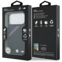 Etui BMW M Tricolor Metal Logo MagSafe do iPhone 17 Pro - czarne