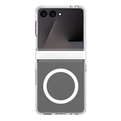 Etui Dux Ducis Clin Mag MagSafe na Samsung Galaxy Z Flip 8 - przezroczyste