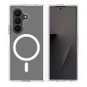 Etui Dux Ducis Clin Mag na Samsung Galaxy Z Fold 8 / Z Fold 7 kompatybilne z MagSafe - przezroczyste