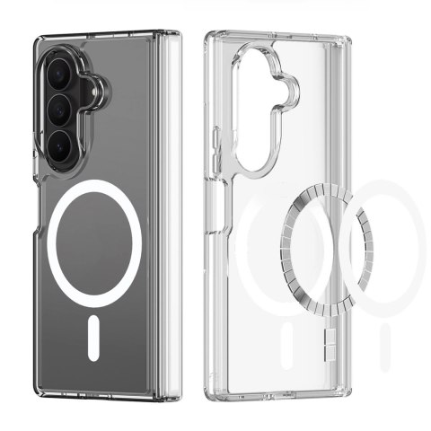 Etui Dux Ducis Clin Mag na Samsung Galaxy Z Fold 8 / Z Fold 7 kompatybilne z MagSafe - przezroczyste