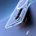 Etui Dux Ducis Clin Mag na Samsung Galaxy Z Fold 8 / Z Fold 7 kompatybilne z MagSafe - przezroczyste