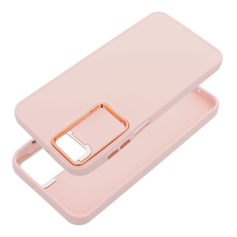 Etui na Xiaomi Redmi Note 15 PRO 5G Frame pudrowy róż