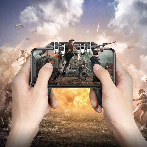Gamepad dla graczy na telefon Hoco GM7 six fingers czarny