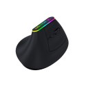 Mysz bezprzewodowa Wozinsky WMG-1164 gamingowa pionowa ergonomiczna 3600 DPI z podświetleniem RGB - czarna