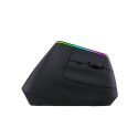 Mysz bezprzewodowa Wozinsky WMG-1164 gamingowa pionowa ergonomiczna 3600 DPI z podświetleniem RGB - czarna