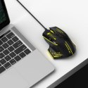 Mysz przewodowa Wozinsky WMGK-1181W gamingowa optyczna 7200 DPI z podświetleniem - czarno-żółta