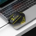 Mysz przewodowa Wozinsky WMGK-1181W gamingowa optyczna 7200 DPI z podświetleniem - czarno-żółta
