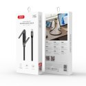 XO kabel NB-Q311 PD USB-C - USB-C 1,5m 240W czarny płaski z podstawką