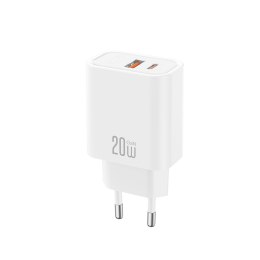 XO ładowarka sieciowa CE40 PD 20W 1x USB-C 1x USB biała