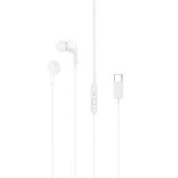XO słuchawki przewodowe EP82 USB-C dokanałowe białe