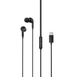 XO słuchawki przewodowe EP82 USB-C dokanałowe czarne