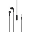 XO słuchawki przewodowe EP86 jack 3,5mm dokanałowe czarne