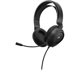 Słuchawki przewodowe nauszne Jack 3,5 mm z mikrofonem Corsair HS35 V2 Carbon czarne
