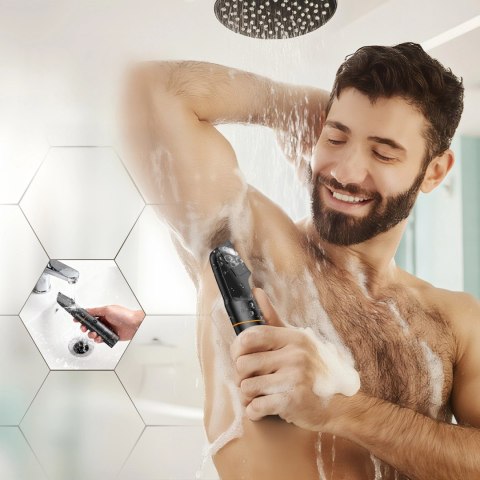 Trymer MAXGROOM LK-892 wielofunkcyjny z wymiennymi końcówkami - czarny