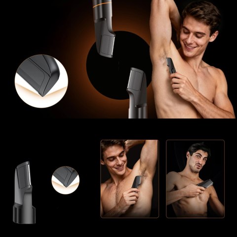 Trymer MAXGROOM LK-892 wielofunkcyjny z wymiennymi końcówkami - czarny