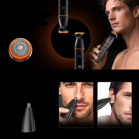 Trymer MAXGROOM LK-892 wielofunkcyjny z wymiennymi końcówkami - czarny